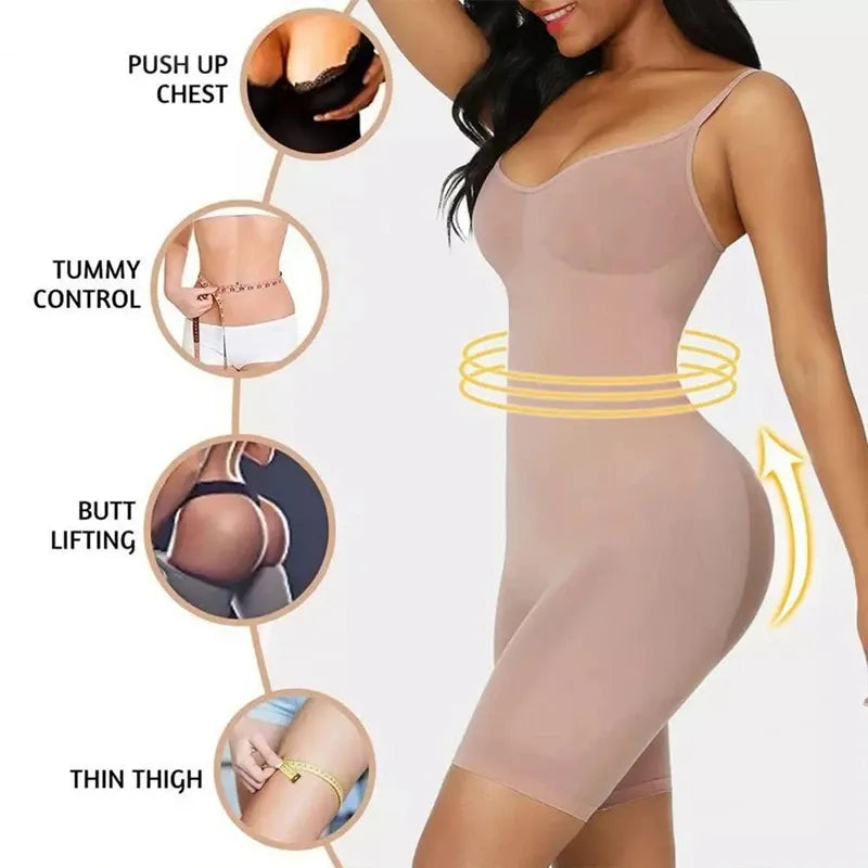 NECKBREEZE Seamless Bodysuit Shapewear