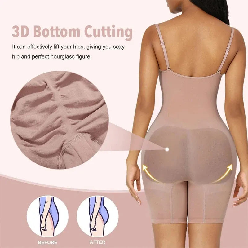 NECKBREEZE Seamless Bodysuit Shapewear